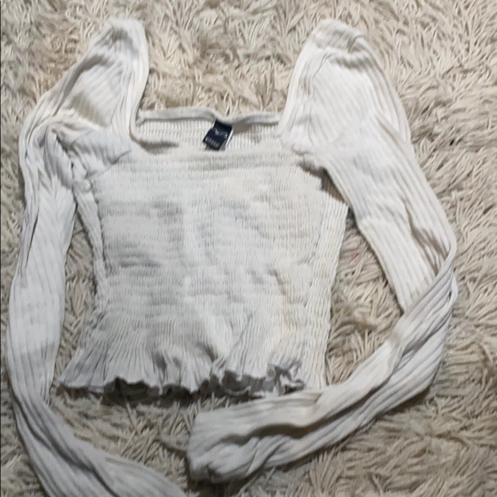 Square neck crop top